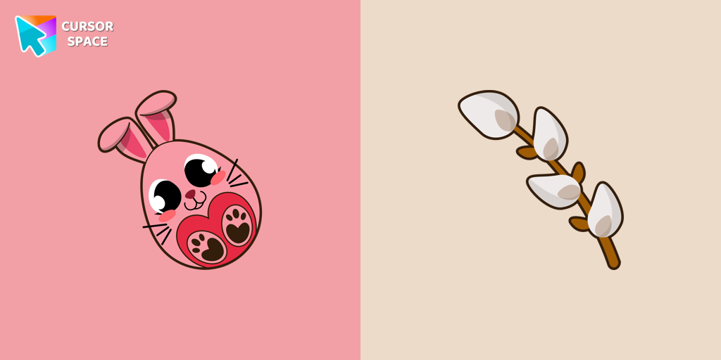 Cursor Easter Egg Bunny Pack